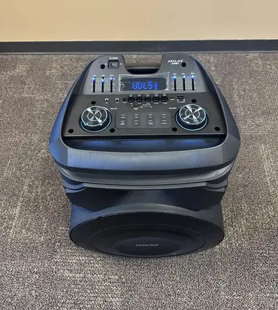 ATALAX Samba Professional Wireless Speaker, 5500W PMPO, Bluetooth, FM, LED Light - Thumbnail 7